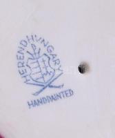 Herendi kínai gyerek figura madárral. Kézzel festett, jelzett, hibátlan / Hand painted porcelain Chi...