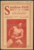 cca 1900 Sandow-Heft. Sonder-Heft der Zeitschrift Kraft und Schönheit német nyelvű, testépítéssel kapcsolatos füzet