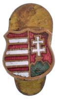 ~1945. Kossuth címer zománcozott gomblyukjelvény T:2,2-