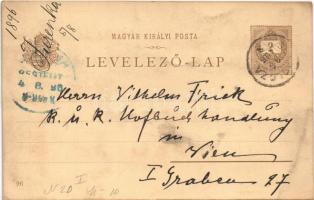 1896 (Vorläufer!!!) Pozsony, Pressburg, Bratislava; Ezredéves Országos Kiállítás, Dévényi vár, gőzha...