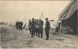 1914 Camp de Sissonne, Artillerie en Manoeuvre. LInspector de la Garde / WWI French military camp