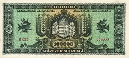 1945. 1000.000P, 1000.000.000P, 10.000.000MP, 10.000BP, 500.000AP T:I- Összesen 6klf!