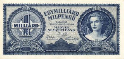 1932-46. 9klf pengő + infapengő T:II+ Alig hajtva (egyszer), törve nem! Benne erős képeltolódások!