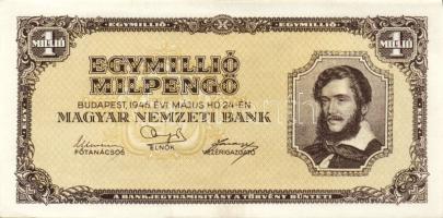 1932-46. 9klf pengő + infapengő T:II+ Alig hajtva (egyszer), törve nem! Benne erős képeltolódások!