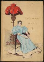 Nyugodalmas órák. Rajzok és elbeszélések. Szerk. és kiadták: Kaposi József és Klinda Teofil. Telegdy László rajzaival. Bp., 1896, Pesti Könyvnyomda Rt., 237+3 p. Kiadói aranyozott, festett, illusztrált egészvászon-kötés, Gottermayer-kötés, aranyozott lapélekkel, kissé kopott, kissé foltos borítóval.