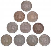 1927. 1P Ag (2x) + 1938. 1P Ag + 1939. 1P Ag (7x) T:1-