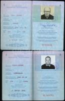 1988-1989 Magyar Népköztársaság által kiállított fényképes útlevél, 2 db / Hungarian passports
