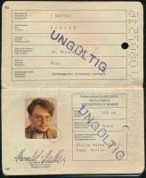 1991 Republik Österreich - osztrák fényképes útlevél indiai vízummal / Austrian passport
