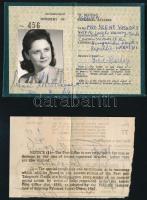 1964 Pakisztáni diplomata igazolvány magyar diplomata feleségének