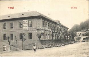 1909 Vihnye, Vihnyefürdő, Kúpele Vyhne; Hellház Ezen házban szép, száraz szobák olcsón kiadók, szálloda. Ernst Zsigmond kiadása 537. / hotel