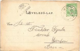 1909 Vihnye, Vihnyefürdő, Kúpele Vyhne; étterem, belső / restaurant, interior (EB)