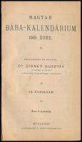 1905 Magyar Bába-kalendárium 1905. évre. Szerk. és kiadja: Dr. Dirner Gusztáv. IX. évf. Bp., Buschma...