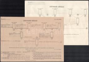 1943 M. kir. "Bercsényi Miklós" 2. honv. tábori tüzérosztály parancsnokság által kitöltésre kiküldött származási táblázat karpaszományos őrmester számára