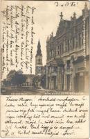 1905 Kecskemét, Római katolikus egyház bérháza, Biró Nővérek üzlete. Galánthai Fekete Mihály kiadása (EK)