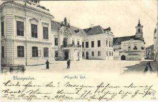 1901 Veszprém, Püspöki lak. Pósa Endre kiadása. Erdélyi cs. és kir. udv. fényképész műterméből (EK)