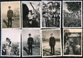 1940 Bevonulás Erdélybe, főként Marosvásárhely, 43 db fotó, 8,5×6 cm