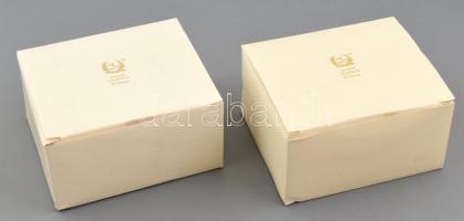 Lenox disney-s hét törpe porcelán figurák, eredeti dobozukban, 2x2 db, jelzettek, hibátlan, m: 9 cm