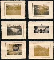 cca 1938-1945 Katonai fotók a II. világháborúból, 10 db fotó, 6,5×8,5 cm