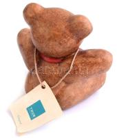 Thun kerámia maci, hibátlan, jelzett, m: 11,5 cm