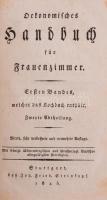 [Friederike Luise Löffler (1744-1805)] Oekonomisches Handbuch für Frauenzimmer I/1-2.-II. köt. I. kö...