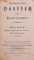 [Friederike Luise Löffler (1744-1805)] Oekonomisches Handbuch für Frauenzimmer I/1-2.-II. köt. I. kö...