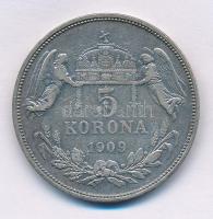 1909KB 5K Ag "Ferenc József" T:2- ph. 
Adamo K7