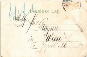 1903 Budapest V. Országház, Parlament. Art Nouveau, litho (Rb)