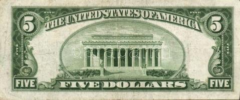 USA/Silver Certificate 1934D 5$ T:II/III