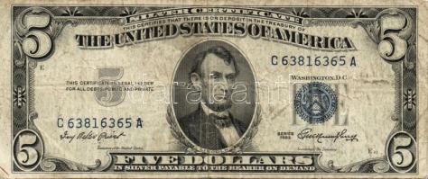 USA/Silver Certificate 1953 5$ T:III