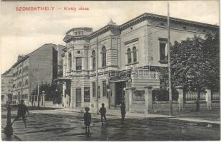 1914 Szombathely, Király utca, Kikaker Kálmán üzlete. Gabriel Ágoston kiadása