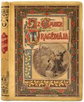 Madách Imre: Az ember tragédiája. Zichy Mihály húsz képével rézfénymetszetben. Bp., 1893., Athenaeum, 6+231 p. + 20 t. (hártyapapírral védett heliogravűrök.) Harmadik díszkiadás. Kiadói aranyozott, festett egészvászon díszkötésben, Gottermayer-kötés, az elülső kötéstáblán selyemplakettre festett címképpel, dúsan aranyozott lapélekkel, egy hártyapapír hiányzik, foxing foltos hártyapapírokkal, a gerincen és az elülső kötéstáblán található apró sérüléstől, valamint a borítón és a gerincen található apró kopásnyomoktól, kis foltoktól eltekintve, jó állapotban.