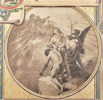 Madách Imre: Az ember tragédiája. Zichy Mihály húsz képével rézfénymetszetben. Bp., 1893., Athenaeum...