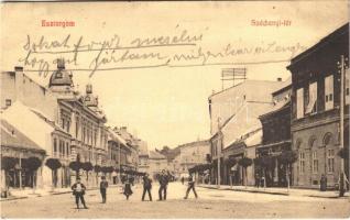 1909 Esztergom, Széchenyi tér, üzletek