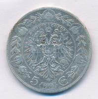 Ausztria 1909. 5K Ag "Ferenc József" T:2- 
Austria 1909. 5 Corona Ag "Franz Joseph&q...