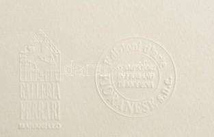 Nani Tedeschi (1939-2017): Ferrari versenyautók és pilóta. Litográfia, papír, jelzett a litográfia a...