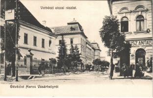Marosvásárhely, Targu Mures; Verbőczi utca, üzlet, bor és sör / street, shop