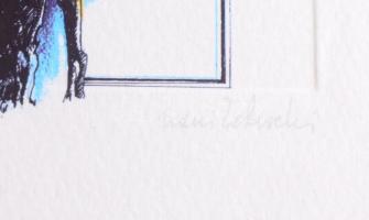 Nani Tedeschi (1939-2017): Ferrari autók. Litográfia, papír, jelzett a litográfia alatt nyomtatva. G...