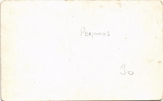 Perjámos, Periam; Stefán Péter üzlete, Keglevich István Cognac gyár reklám. W.L. (?) / shop, cognac ...