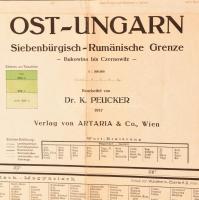 1917 Ost-Ungarn, Siebenbürgisch-Rumänische Grenze - Bukowina bis Czernowitz -, Kelet-Magyarország té...