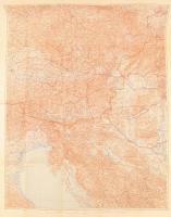 cca 1939-1940 Közép-Európa térképe, 1:750.000, Bp., M. Kir. Állami Térképészet, 115x86 cm