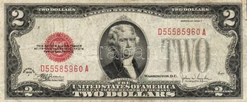 USA/United States Note 1928F 2$ T:III