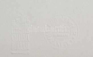 Nani Tedeschi (1939-2017): Ferrari pilóta. Litográfia, papír, jelzett a litográfia alatt nyomtatva. ...