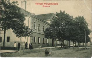Aranyosmarót, Zlaté Moravce; megyeháza. Eisenberg Károly 388. / county hall (r)