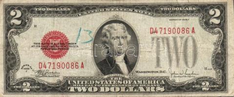 USA/United States Note 1928F 2$ T:III