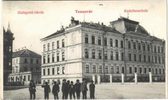 Temesvár, Timisoara; Hadapród iskola / military cadet school (képeslapfüzetből / from postcard booklet)