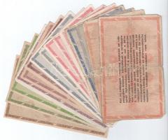 1946. 10.000 - 100.000.000AP (17x) T:III,III-