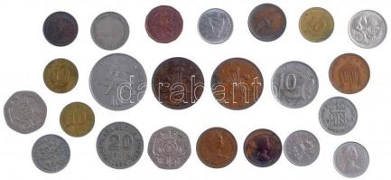 23db-os brit nemzetközösségi érmetétel, közte Malaya és Borneó 1954. 20c Cu-Ni II. Erzsébet T:2-3 23pcs British Commonwealth coin lot, within Malaya and British Borneo 1954. 20 Cents Cu-Ni Elizabeth II C:XF-F