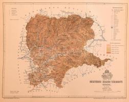 1897 Magyarország kézi atlasza. 75 térkép. Tervezte Gönczy Pál. Szövegét írta: Dr. Thirring Gusztáv....