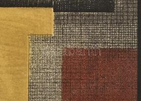 André Minaux (1923-1986): Ablak a világra (cím nélkül). Rézkarc, papír, jelzett. Művészpéldány E.A. ...