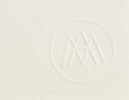 André Minaux (1923-1986): Ablak a világra (cím nélkül). Rézkarc, papír, jelzett. Művészpéldány E.A. ...